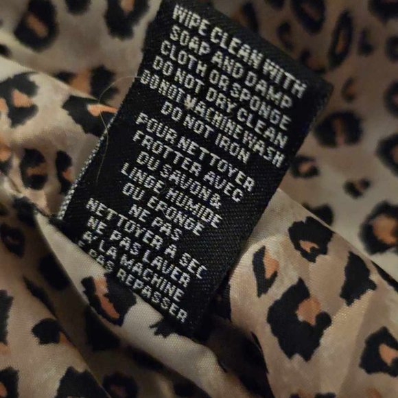 New Woman Design Vegan Leather Zip up Jacket - Picture 5 of 6